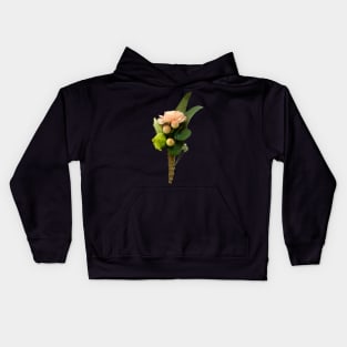 The Boutonniere -  Fleurieu Wedding - Adelaide Hills Wedding by South Australian artist Avril Thomas Kids Hoodie